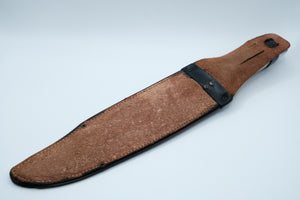 Emil Voos Solingen — Original Bowie Knife, Stag Antler Handle, Post-War Civilian Production