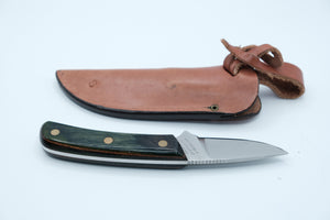 Grohmann #104 Mini Skinner — Two-Tone Laminated Wood Handle, Original Edge, Canadian Made