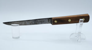 Victorian Sheffield Boning Knife — Empire Crockery Co., Carbon Steel, Wood Handle