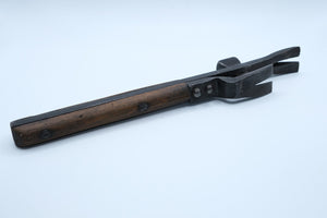 Bridgeport Hardware "Matchless Opener" — Patented Nail Puller & Crate Hammer, Sept. 29 1908, Intact Wood Scales