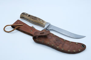 Puma Hunter's Companion 6394 — Stag Handle, Sharpened Blade, Leather Sheath