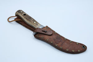 Puma Hunter's Companion 6394 — Stag Handle, Sharpened Blade, Leather Sheath