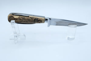 Puma Original Waidmesser 3591 — Multi-Tool Combination Knife, Regrind, Leather Sheath