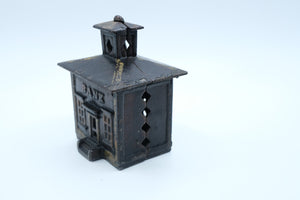 Antique Cast Iron Cupola Building Still Bank — Unmarked, Late 1800s–Early 1900s