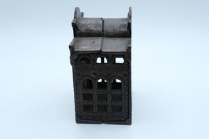 Antique Cast Iron "City Bank" Architectural Still Bank — Unmarked, Late 1800s–Early 1900s