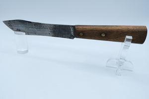 Vintage Village Blacksmith Butcher Knife — Watertown, Wisconsin, Wood Handle