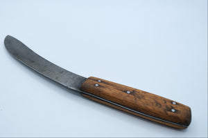 Antique J. Russell & Co. Green River Works Butcher Knife — Wood Handle