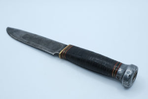 Vintage Marble's Knife, Gladstone Michigan, Stacked Leather Handle