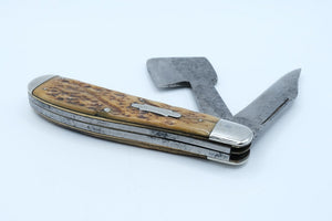Union Cut Co. Boy Scouts Hatchet Knife, Bone Handle, c.1920s, USA