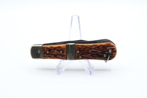 ABO Germany Stag 2-Piece Knife with Saw, Vintage