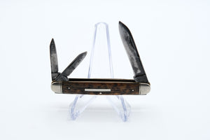 Ulster Knife Co. 3-Blade Whittler, Stag Scales