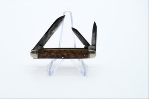 Ulster Knife Co. 3-Blade Whittler, Stag Scales