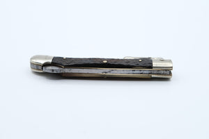 Puma Solingen Stiletto Pattern Folding Knife, Stag Handle