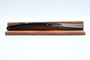 Hindoo Straight Razor, Black Celluloid Scales