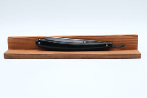 Hindoo Straight Razor, Black Celluloid Scales