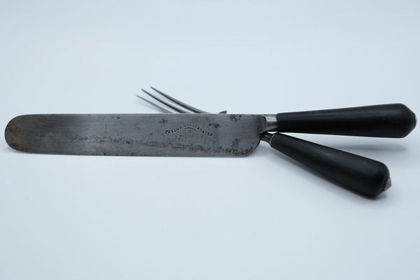 Victorian Sheffield Table Knife and Fork Set, Taylor's Eye Witness