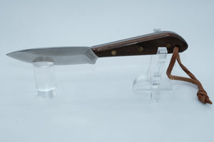 DH Russell Grohmann No. 3 Stainless — Unsharpened Original Edge, Walnut Handle