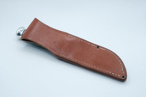 Bark River Knife & Tool — Clip Point, Teal Stabilized Maple Burl, First Production Run