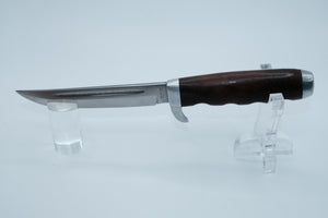 Richard Abr. Herder Solingen — Rostennit Stainless, Interwar German Fixed Blade, Leather Sheath