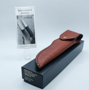 Cutco 1769 JH — Double-D Serrated Fixed Blade, Alcas Era, Complete with Original Box, Sheath & Pamphlet