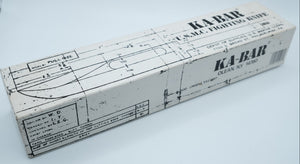 KA-BAR USMC Clip Point Fixed Blade — 1990s Production, Tip Damage, Original Box, USMC Sheath & Pamphlet