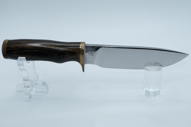 Smith & Wesson Clip Point Fixed Blade — New Old Stock, Large Format, Complete with Original Box & Sheath