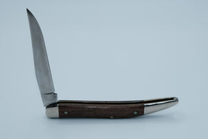 Queen Cutlery #112½ — Small Toothpick, Walnut Handle, D2 Tool Steel, Original Box, Made in USA