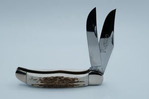 Colonel Coon Muskrat CC39CS — 4 of 250, Genuine Stag, Two-Blade, Original Box, Made in USA