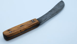 Antique American Butcher's Knife — Nichols Bros., Greenfield MA, Shear Steel, c.1892–1905