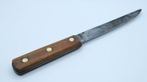Victorian Sheffield Boning Knife — Empire Crockery Co., Carbon Steel, Wood Handle