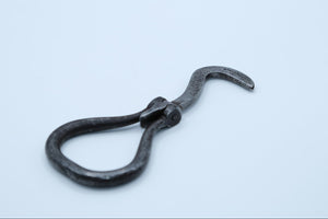 Antique Folding Horse Hoof Pick — J. Gamble, c.1900, Boer War Era, Forged Iron