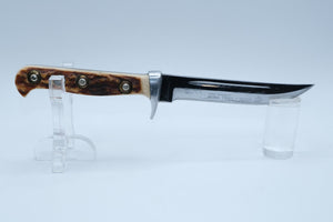 Puma Trail Guide 6382 — Stag Handle, Sharpened Blade, Leather Sheath