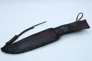 Puma Original Bowie 6396 — Stag Handle, Blade Pitting, Leather Sheath