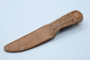 Vintage Puma Stag-Handled Hunting Knife — Mint, Never Sharpened, Leather Sheath
