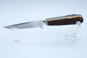 Puma Original Waidmesser 3591 — Multi-Tool Combination Knife, Regrind, Leather Sheath