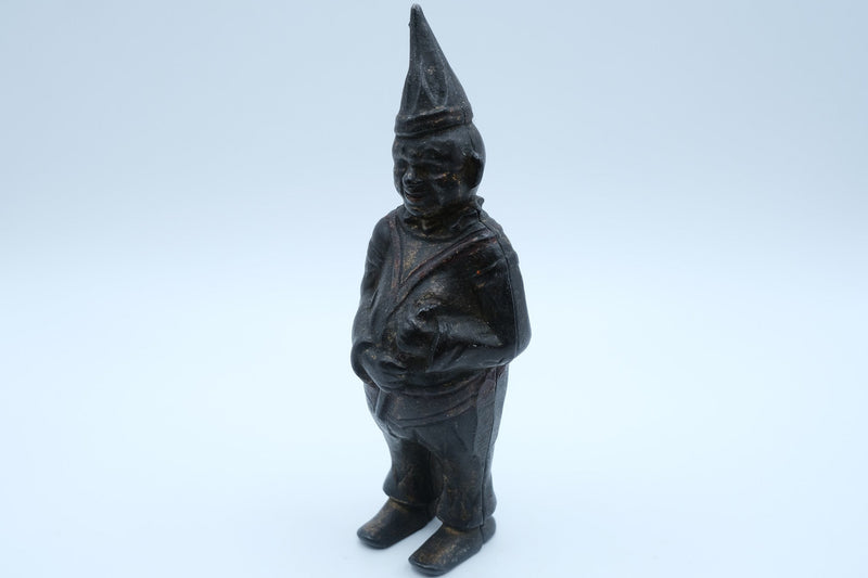 Antique Cast Iron Clown Still Bank — Attributed to A.C. Williams, c. 1908