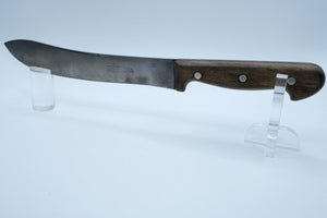 Vintage Premier Butcher Knife — Hand Ground, Solingen Germany, Wood Handle
