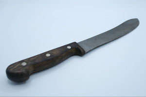 Vintage Premier Butcher Knife — Hand Ground, Solingen Germany, Wood Handle
