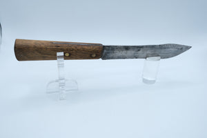 Vintage Village Blacksmith Butcher Knife — Watertown, Wisconsin, Wood Handle