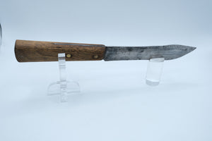 Vintage Village Blacksmith Butcher Knife — Watertown, Wisconsin, Wood Handle