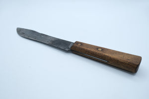 Vintage Village Blacksmith Butcher Knife — Watertown, Wisconsin, Wood Handle