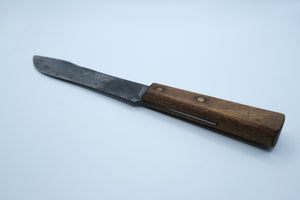 Vintage Village Blacksmith Butcher Knife — Watertown, Wisconsin, Wood Handle