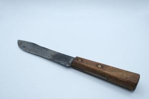 Vintage Village Blacksmith Butcher Knife — Watertown, Wisconsin, Wood Handle