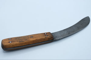 Antique J. Russell & Co. Green River Works Butcher Knife — Wood Handle