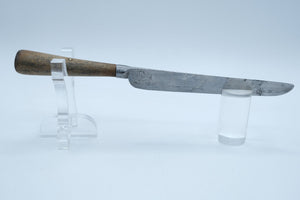 Antique Henry H. Taylor Sheffield Knife — Times Works, c. 1860–1879, Wood Handle