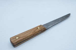 Vintage Blacksmith's Forge Kitchen Knife — Japan, Oak Handle