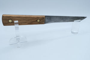 Vintage Blacksmith's Forge Kitchen Knife — Japan, Oak Handle