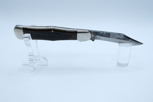 Western States Dog Head Folder — Bone Handle