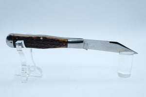 Robeson ShurEdge Coke Bottle Folding Hunter Knife, Bone