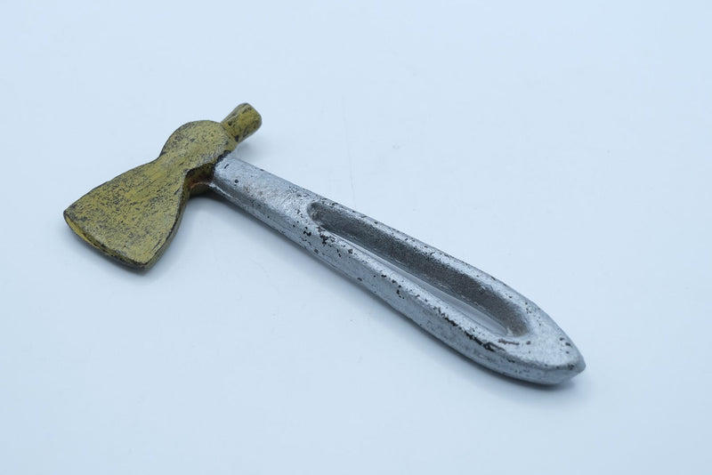 Antique Cast Hatchet Display Piece, Unmarked